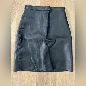 Cute leather skirt 80’s